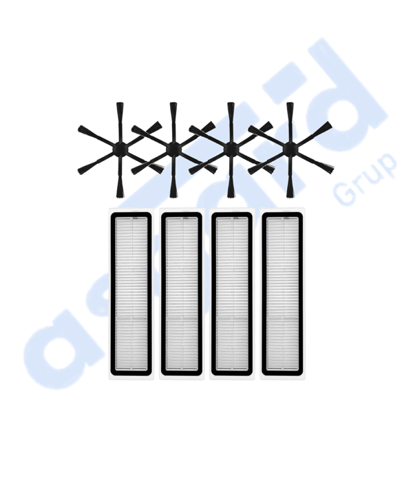 Dreame D10S, D10S PRO, D9 MAX GEN2 Uyumlu 4 Yan Fırça 4 Filtre - Image 1