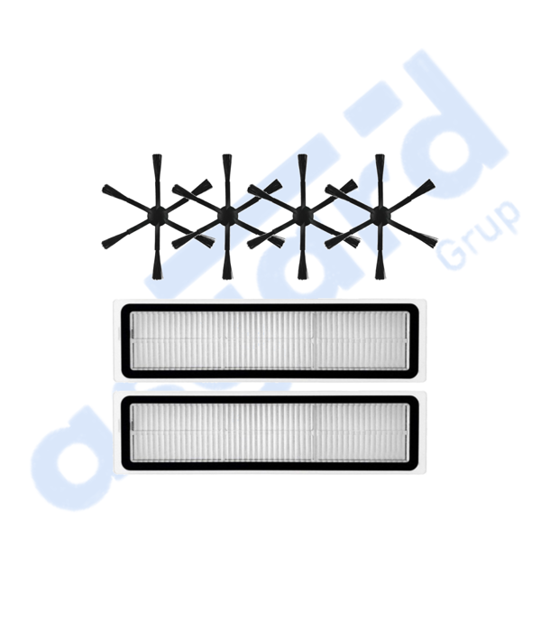 Dreame D10S, D10S PRO, D9 MAX GEN2 Uyumlu 4 Yan Fırça 2 Filtre - Image 1