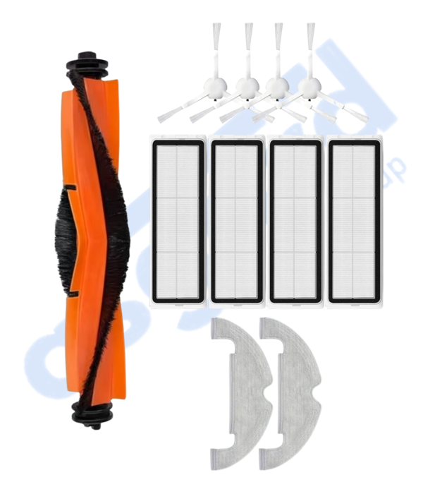 XİAOMİ MOP 2 ULTRA – X10 Uyumlu 1 Ana Fırça 4 Yan Fırça 4 Filtre 2 Mop - Image 1