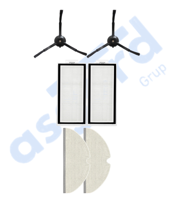 ROBOROCK Q8 MAX , Q8 MAX+ UYUMLU 2 Yan Fırça 2 Filtre 2 Mop - Image 1