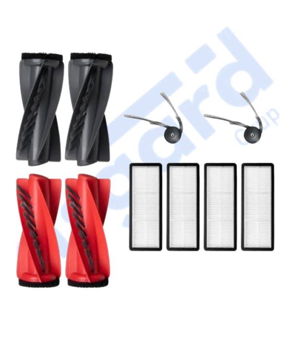 Roborock Qrevo Curv Uyumlu 2 Ana Fırça 2 Yan Fırça 4 Filtre - Image 1