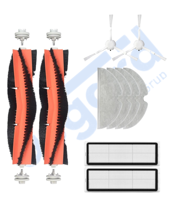 Dreame F9 - Z10 Pro Uyumlu 2 Ana Fırça 2 Yan Fırça 2 Filtre 4 Mop - Image 1