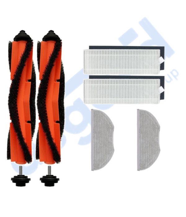 XİAOMİ ESSENTİAL –VİOMİ V3 MAX Uyumlu 2 Ana Fırça 2 Filtre 2 Mop - Image 1
