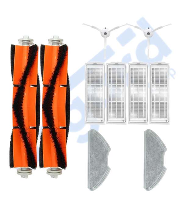 Xiaomi Mop 2 Pro (MJST1SHW) -Mop 2 Lite Uyumlu 2 Ana Fırça 2 Yan Fırça 4 Filtre 2 Mop - Image 1