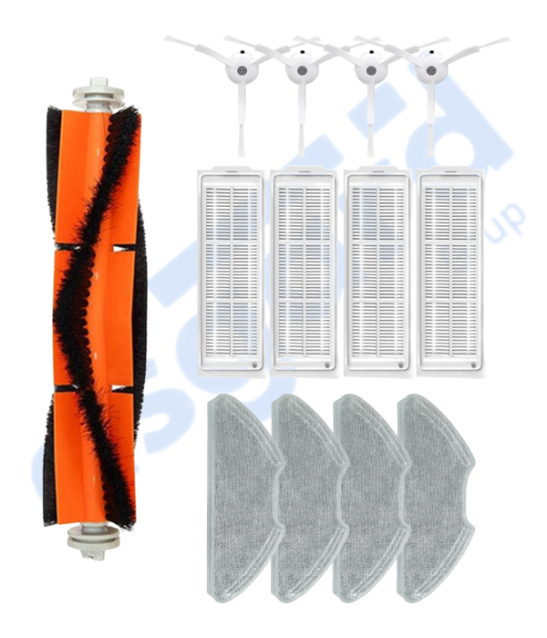 Xiaomi Mop 2 Pro (MJST1SHW) -Mop 2 Lite Uyumlu 1 Ana Fırça 4 Yan Fırça 4 Filtre 4 Mop - Image 1