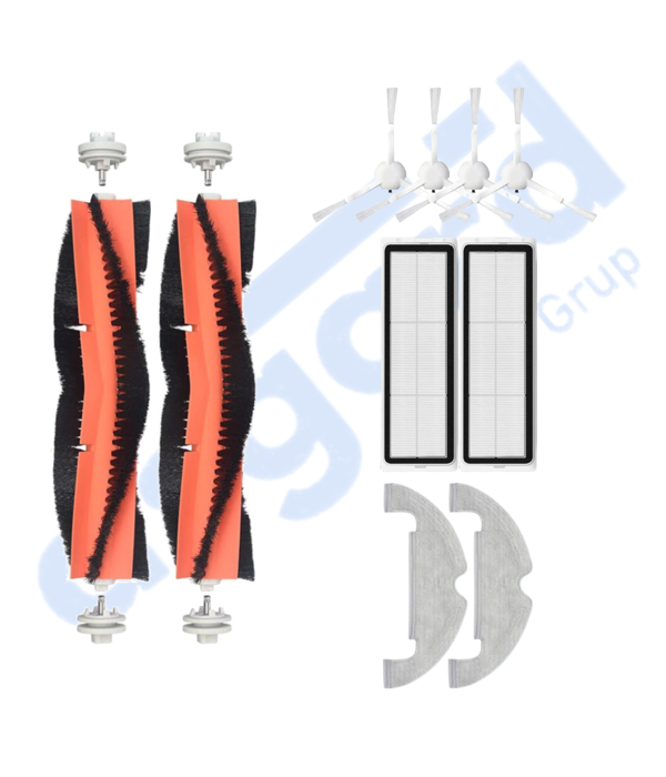 XİAOMİ MOP 2 ULTRA – X10 Uyumlu 2 Ana Fırça 4 Yan Fırça 2 Filtre 2 Mop - Image 1