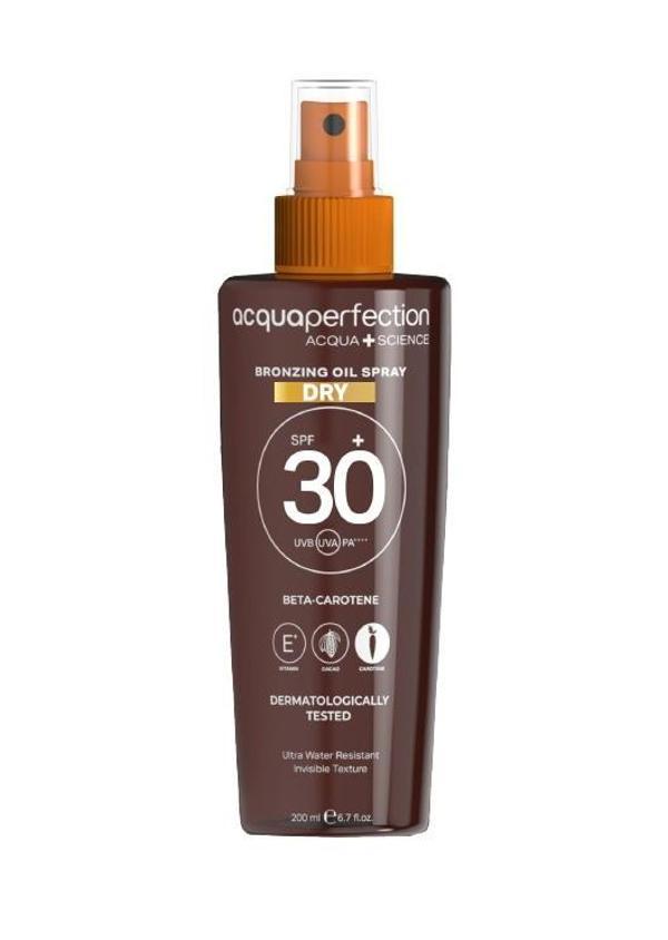 Acqua Perfection Bronzlaştırıcı Kuru Yağ Spray SPF 30  200 ML - Image 1