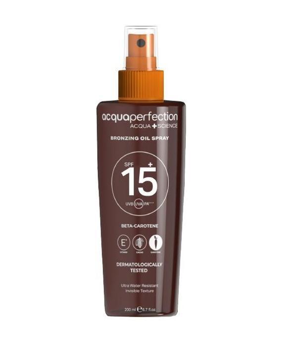 Acqua Perfection Bronzlaştırıcı Yağ SPF 15 200 ML - Image 1
