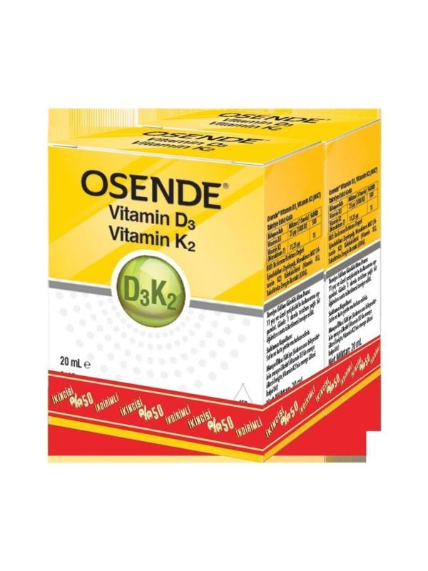 Osende D3 ve K2  20 ml Damla 2 Adet - Image 1