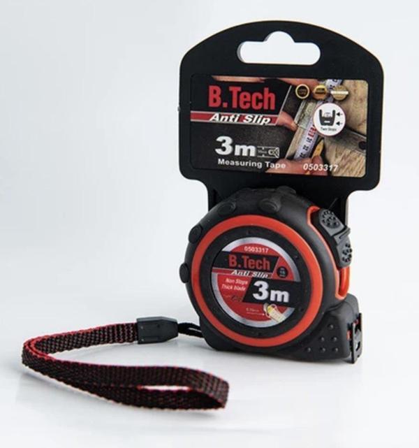 B-Tech 503317 Profesyonel Şerit Metre 3x16 – Dayanıklı ve Hassas Ölçüm Aracı - Image 1