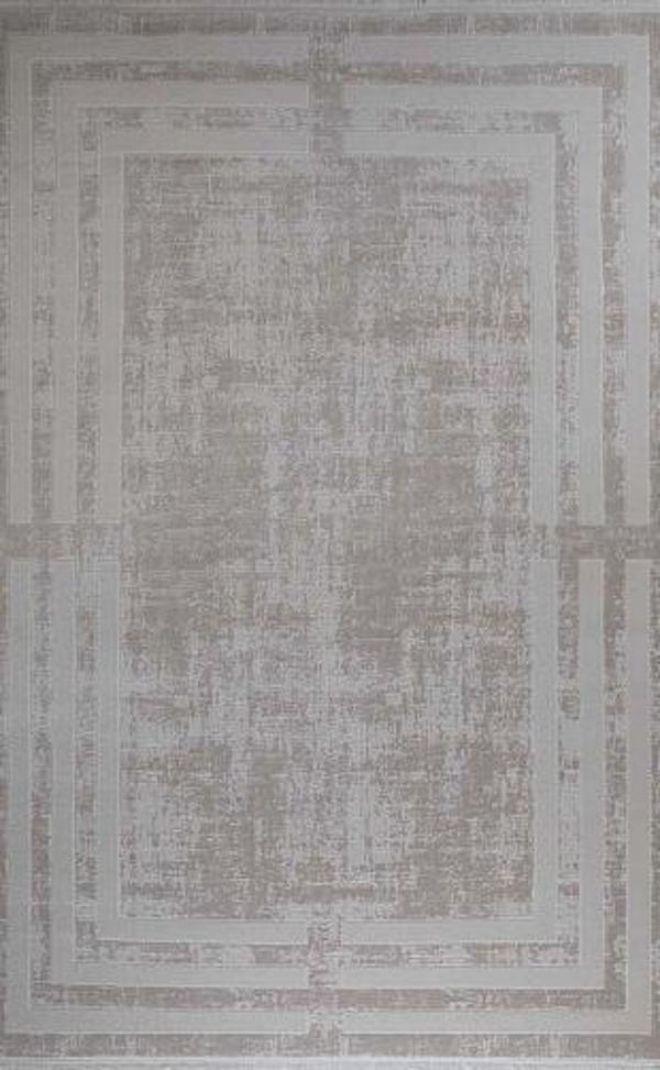 Gabardin Alessa 8003 Krem Serisi Triko Akrilik Salon Oturma Yatak Odası Halısı - Image 1