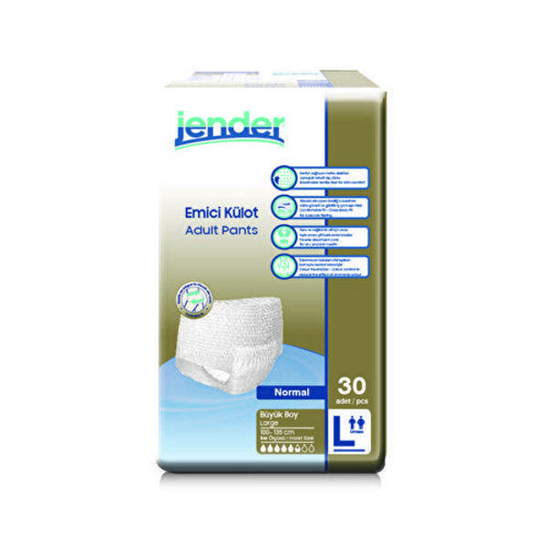 Jender Emici Külot Large Büyük Boy 30'lu 4 paket / 120 adet - Image 1