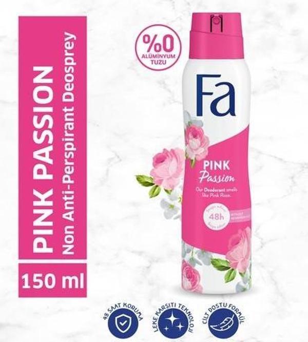 Fa Pink Passion Kadın Deosprey 150 Ml Çiçeksi Kokulu - Image 1