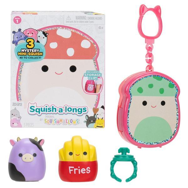 Squish-a-longs 3 Figür + Yüzük Çantalı Sürpriz Paket Seri 1 - Image 1