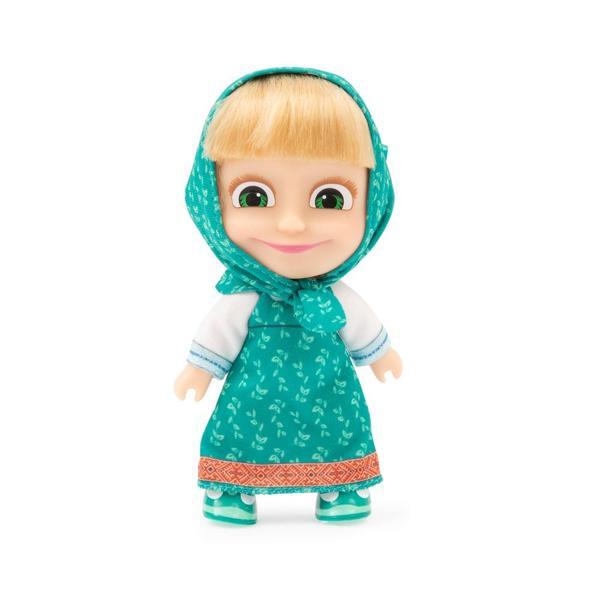 Masha ile Koca Ayı 12 cm Masha - Yeşil Elbiseli - Image 1