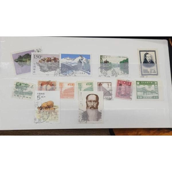 Erken Döneme Ait Koleksiyonluk Çin Pulları 6 Yapraklı Defter Halinde - Image 1