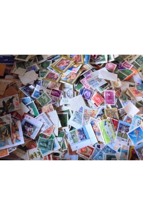 100 Adet Karışık Dünya Damgalı Pullar - Image 1