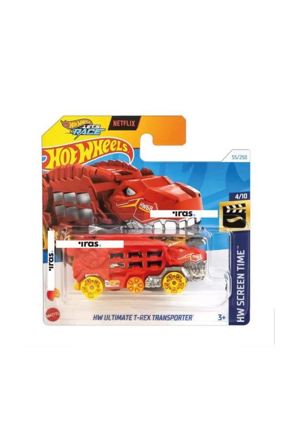 1/64 Ölçek Tekli Regular Arabalar HTC84 Hw Screen Time / Hw Ultimate T-Rex Transporter - Image 1
