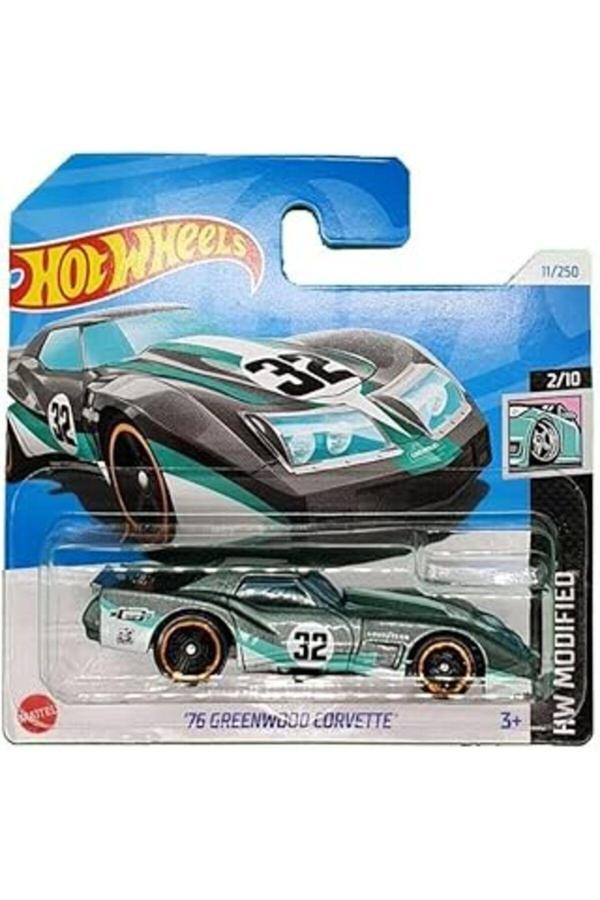 Hot Wheels Tekli Arabalar 76 Greenwood Corvette Htd67 - Image 1