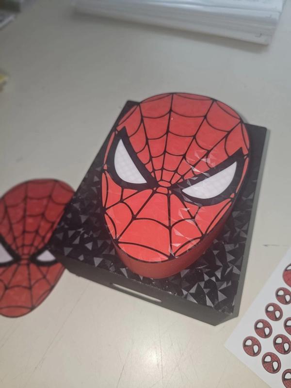 Spiderman Kutu - Süper Kahraman Temalı Organizer Kutu + Sticker Hediyeli Defter Laptop Süsleme - Image 1