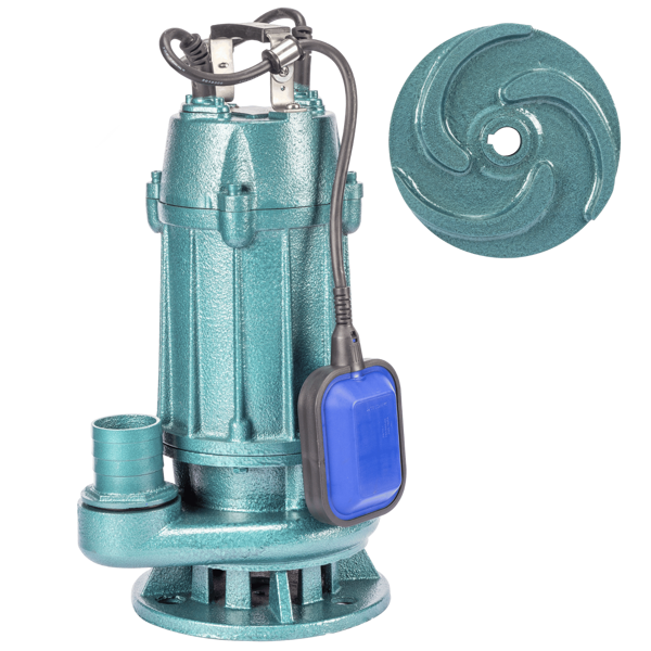 Varan WQD 5-15-0.75F Açık Çarklı Foseptik Dalgıç Pompa 1 HP/ 0.75 kW, Monofaze 220 V, 15 Mss, 20 m3/h - Image 1