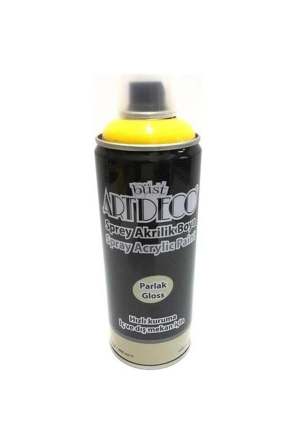 Artdeco Akrilik Sprey Boya 400 ML Sarı Sprey Akrilik Boya - Image 1