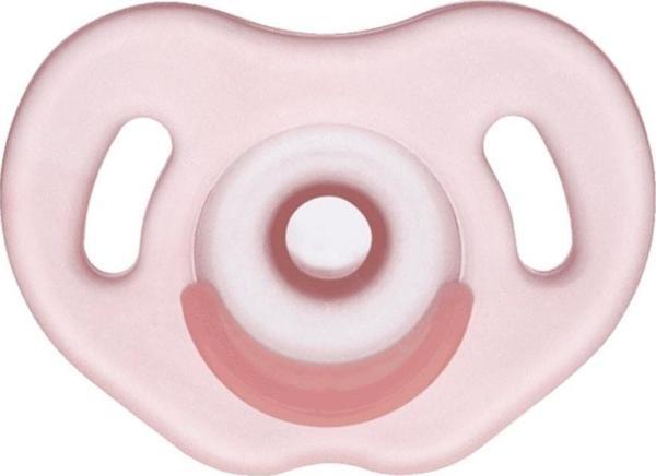 Wee Baby Simetrik Uçlu Full Silikon Emzik No:1 0-6 Ay 561 - PEMBE - Image 1