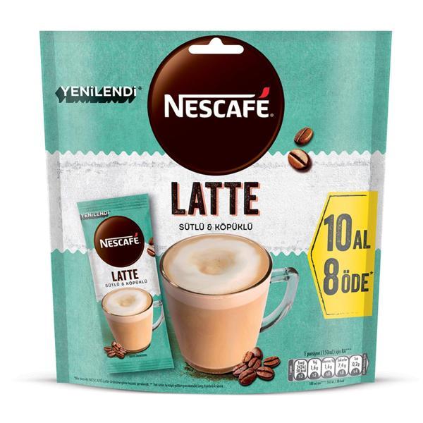 Nescafe Latte Kahve 14,5 gr 10 Adet - Image 1
