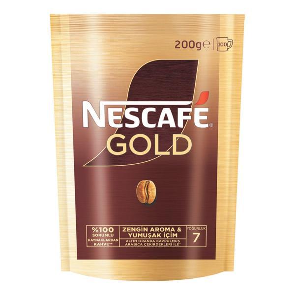 Nescafe Gold Ekonomik Paket Kahve 200 Gr 3 Adet - Image 1