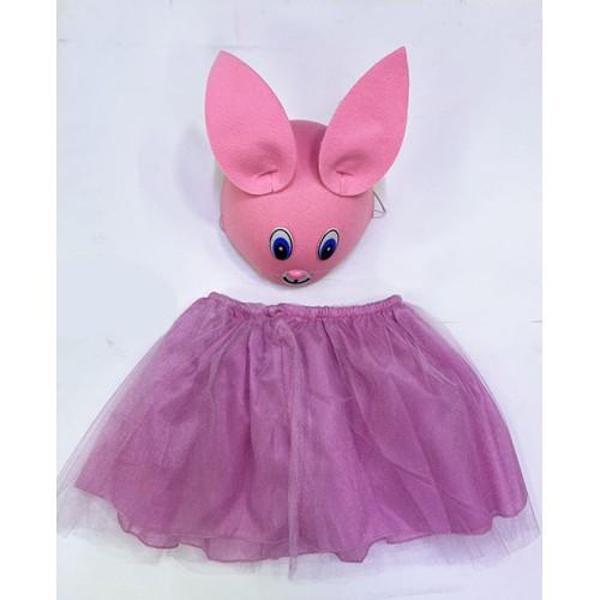 Çocuk Gösteri Kostümü Pembe Tavşan - Image 1