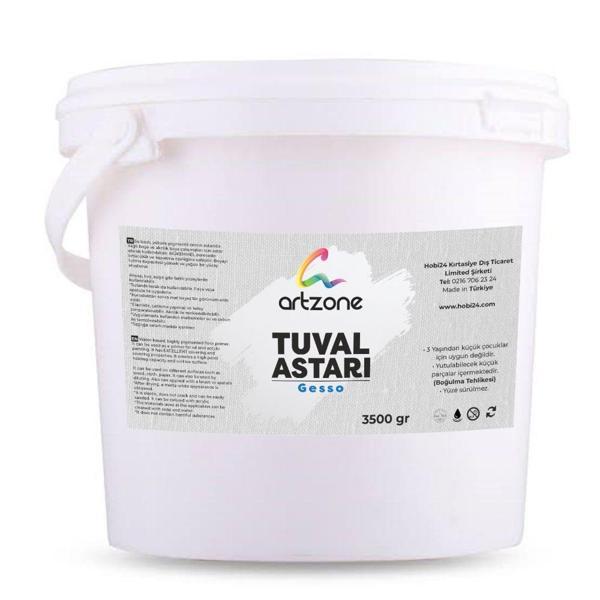 Artzone Tuval Astarı - Gesso 3500 Gram	 - Image 1