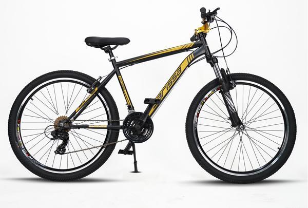 Sarissa Moon 26" Jant MTB Ön Amortisörlü Shimano 21 Vites V Fren Wake Gidon Dağ Bisikleti Siyah Sarı - Image 1