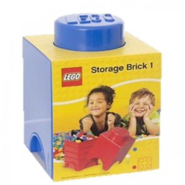 LEGO Storage 5004268 1*1 Blue Storage Brick - Image 1