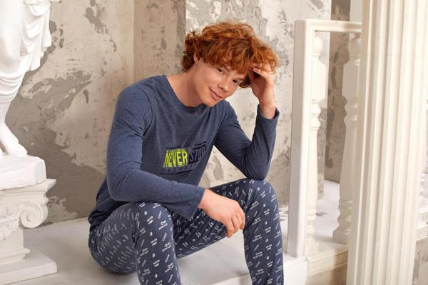 Gd Goldoremi 5324 Erkek Uzun Kollu Pijama Takımı - Image 1