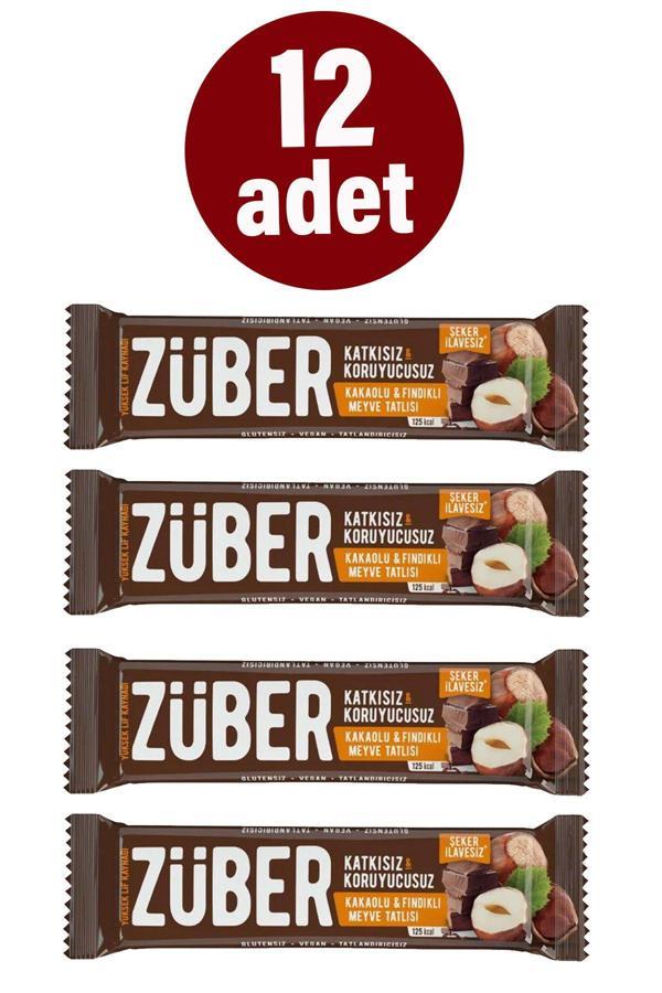 Züber Meyve Bar Fındık Ve Kakaolu 40G X12 Adet - Image 1