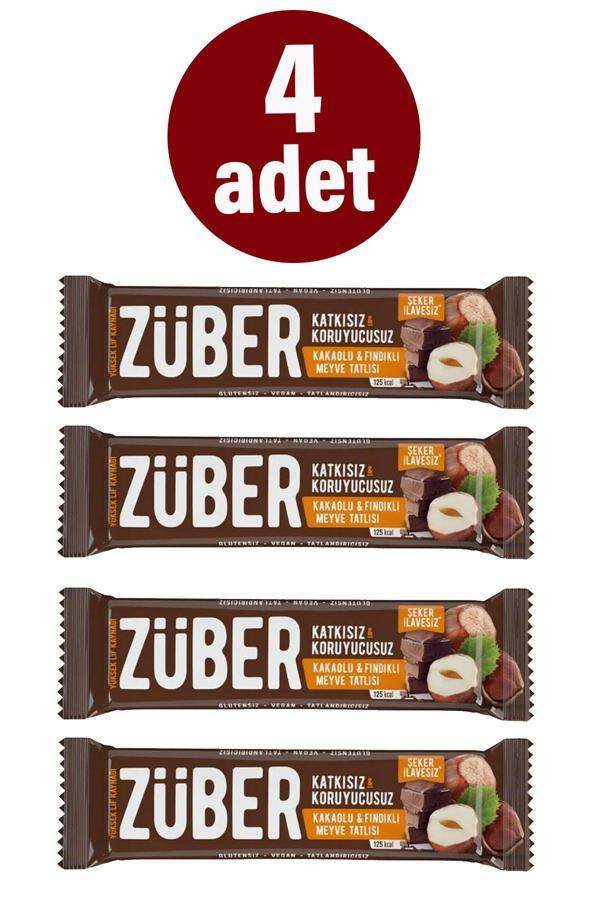 Züber Meyve Bar Fındık Ve Kakaolu 40G X4 Adet - Image 1