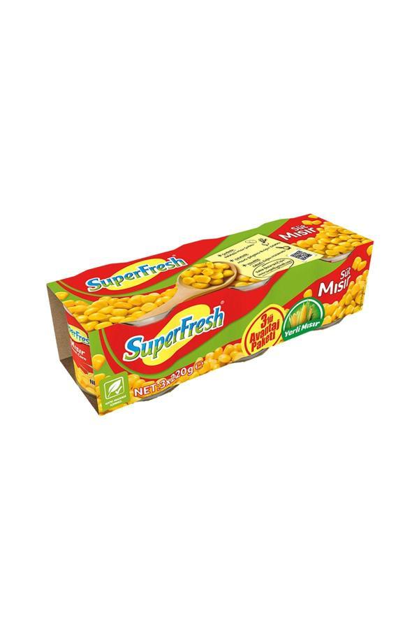 Superfresh Mısır (3 X 220 G) X4 Adet - Image 1