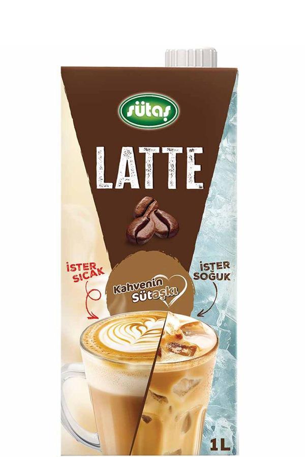 Sütaş Latte 1 Lt X8 Adet - Image 1