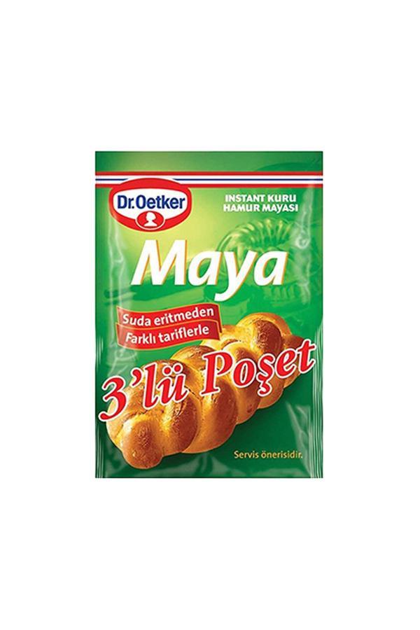 Dr. Oetker Instant Maya (3 X 10 G) X4 Adet - Image 1