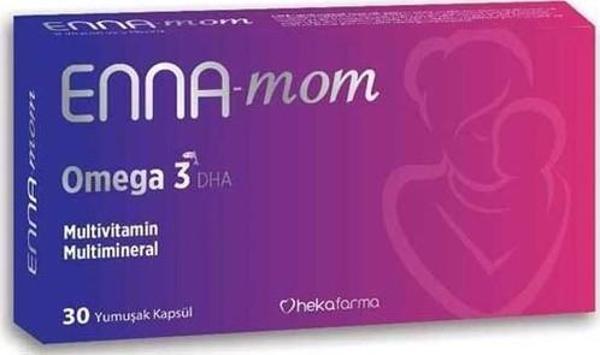 Enna-Mom Omega 3 Multivitamin Mineral 30 Kapsül - Image 1
