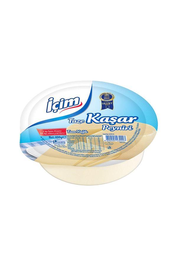 İçim Tam Yağlı Taze Kaşar Peyniri (400 G) X6 Adet - Image 1