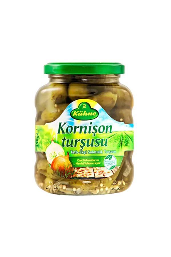 Kühne Alman Tipi Kornişon Salatalık Turşusu (350 Ml) X4 Adet - Image 1