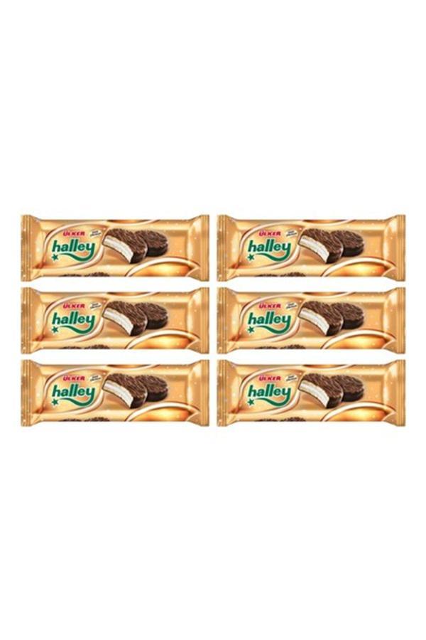 Ülker Halley Çikolata Kaplı Bisküvi 8'Li (240 G) X6 Adet - Image 1