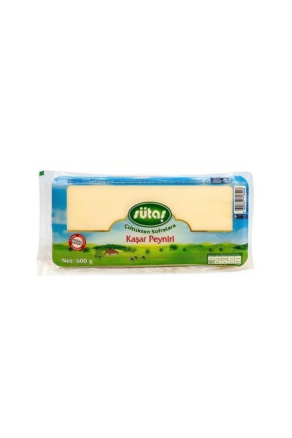 Sütaş Taze Kaşar Peyniri (600 G) X6 Adet - Image 1
