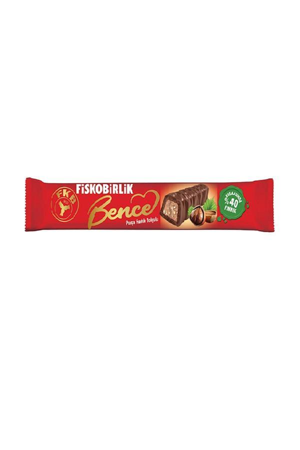 Fiskobirlik Bence Fındıklı Krema Dolgulu Parça Fındıklı Sütlü Çikolata (40 G) X6 Adet - Image 1