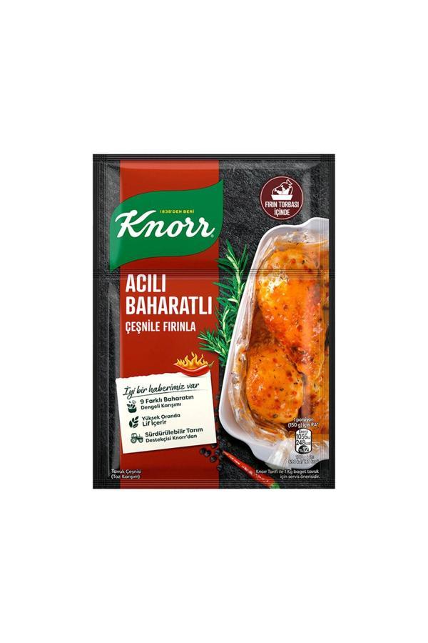 Knorr Acılı Baharatlı Fırında Tavuk Çeşnisi (31 G) X4 Adet - Image 1