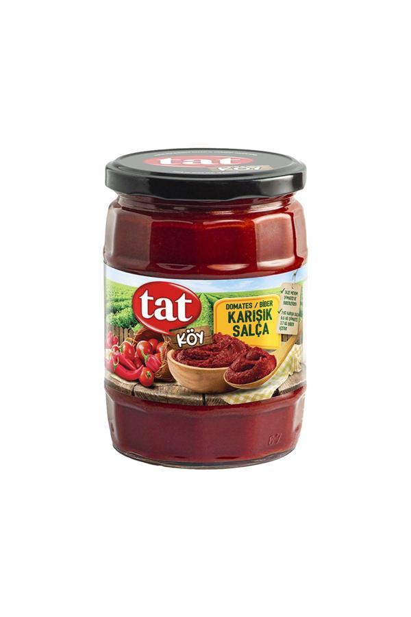 Tat Köy Antep Tipi Domates Biber Salçası (550 G) X4 Adet - Image 1