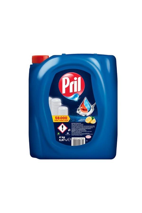Pril Limon 4 Kg Sıvı Bulaşık Deterjanı X12 Paket - Image 1