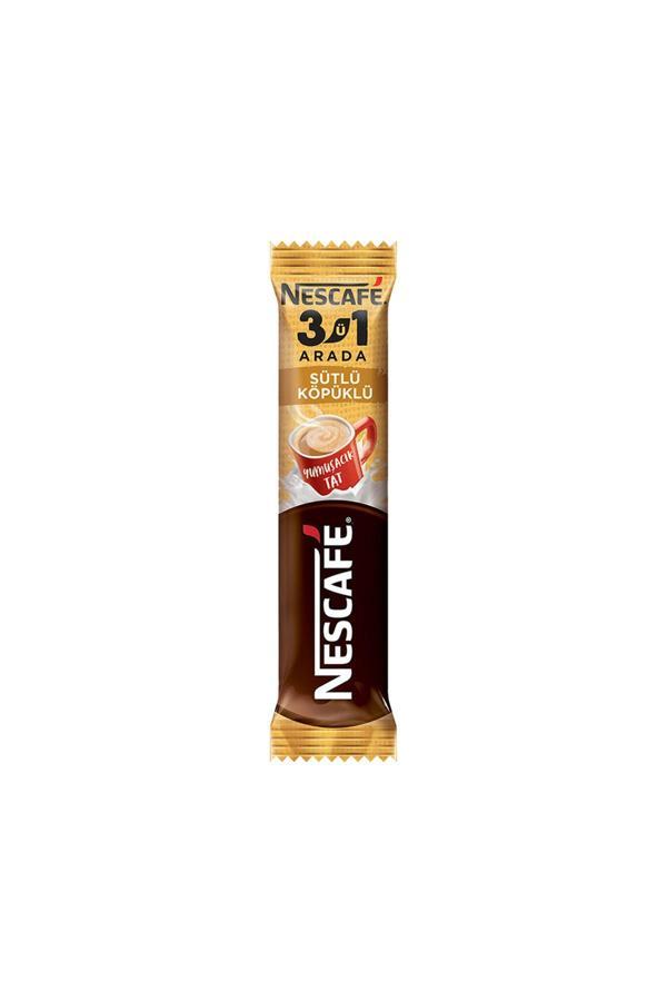 Nescafe 3'Ü 1 Arada Sütlü Köpüklü (17,4 G) X8 Adet - Image 1