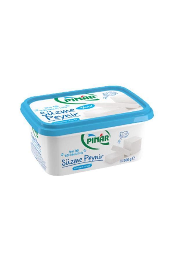 Pınar Az Yağlı Az Tuzlu Süzme Peynir (500 G) X6 Adet - Image 1